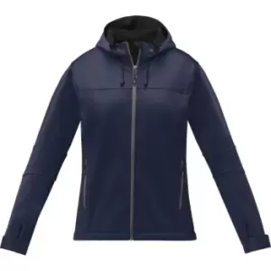 Elevate Womens/Ladies Match Soft Shell Jacket (M) (Navy)