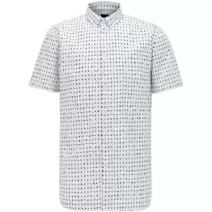 Boss Boss Magneton Short Sleeve Shirt Mens - White