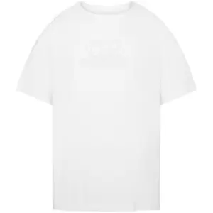 CP COMPANY Tonal Logo T Shirt - White