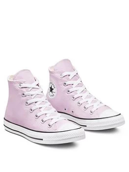 Converse Chuck Taylor All Star Partially Recycled Cotton Hi Top - Amethyst, Amethyst, Size 7, Women