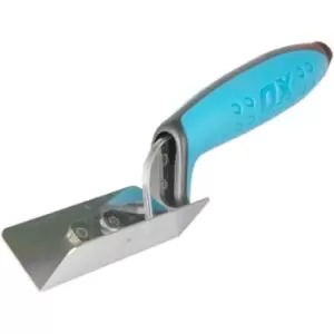 Pro Internal Corner Trowel Stainless Steel - 30 x 80mm - Ox Tools