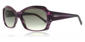 DKNY DY4048 Sunglasses Purple Horn 370411 55mm