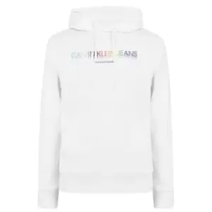 Calvin Klein Jeans Pride Graphic Hoodie - White