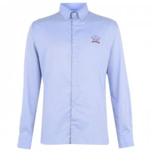 Paul And Shark Crew Sleeve Shirt - Blue