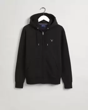 GANT Men Original Full-Zip Hoodie (L) Black