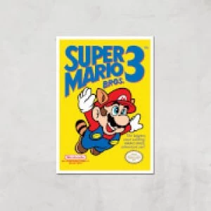 Nintendo Super Mario Bros 3 Art Print - A3 - Print Only