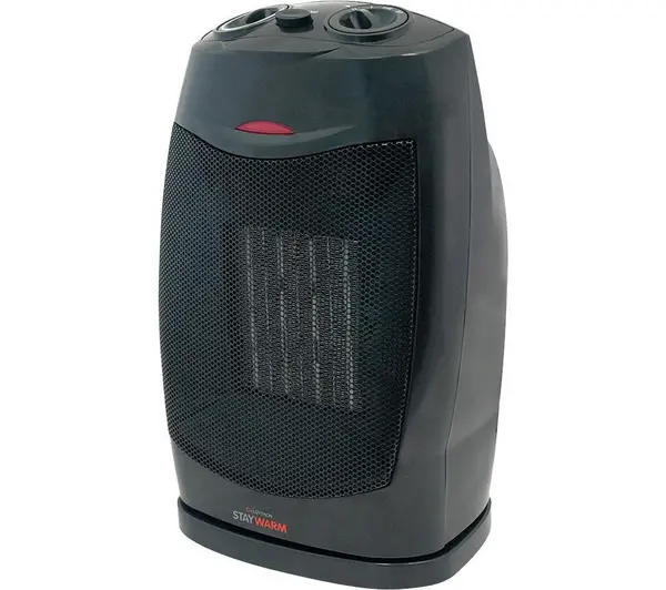 LLOYTRON StayWarm F2202BK Portable Hot & Cool Convector Heater - Black