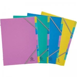 Exacompta Forever Young Multipart File 3 Flap8 Part Assorted Pack of 4