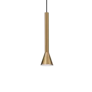 Diesis LED Slim Dome Pendant Ceiling Light Brass 3000K