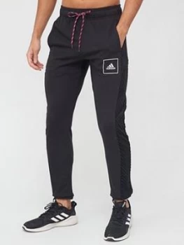 Adidas Velour Side Pants - Black