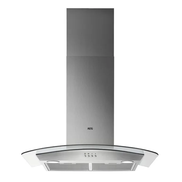 AEG DTX3840M 3000 80cm Curved Glass Chimney Cooker Hood - Stainless Steel DTX3840M Stainless steel