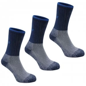 Karrimor Heavyweight Boot Sock 3 Pack Junior - Navy