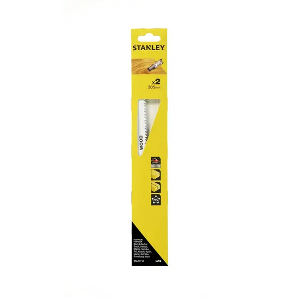 Stanley Recip Saw Blades 305mm Coarse - STA21252-XJ