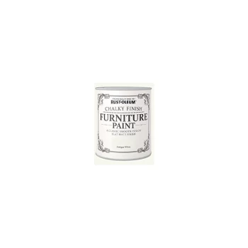 Rust-Oleum Chalk Chalky Furniture Paint Antique White 2.5L - Antique White