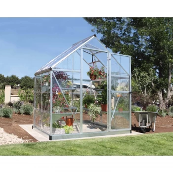 Palram Harmony Silver Greenhouse - 6 x 4 ft