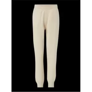 CALVIN KLEIN Cotton Cashmere Tapered Pant - White