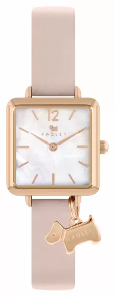 Radley RY21372 Womens Square Case Mother of Pearl Dial Pink Watch