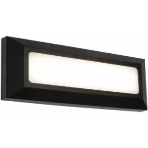 Loops - Outdoor IP65 Pathway Guide Light - Direct 3W Warm White LED - Black abs Plastic