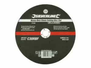 Silverline 274428 Heavy Duty Stone Cutting Disc Flat 230 x 3 x 22.23mm