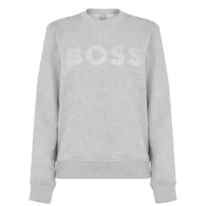 Boss Diamante Logo Sweatshirt - Grey