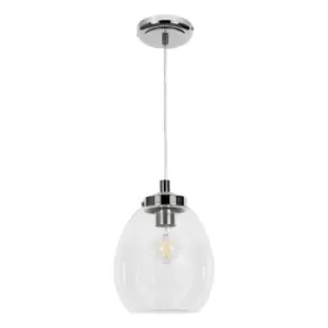 Spa BRYN Tulip Pendant Light Chrome