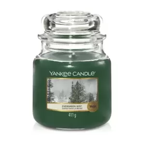 Yankee Candle Original Jar Candles Medium Evergreen Mist 411g