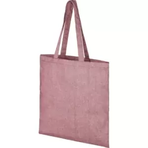 Bullet Pheebs Cotton Tote Bag (One Size) (Maroon Heather)