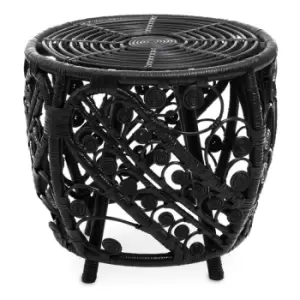 Interiors By Ph Black Rattan Stool