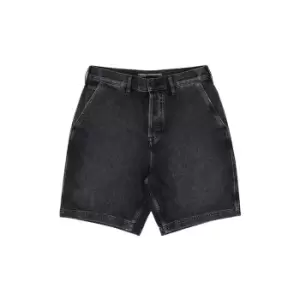 French Connection Black Denim Shorts - Blue