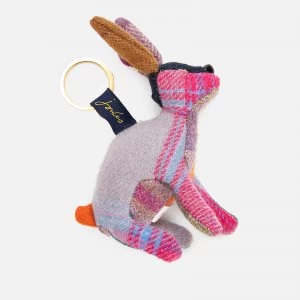 Joules Womens Tweedle Hare Keyring - Brown