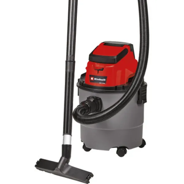 Einhell TC-VC 18/15 18v Cordless Wet & Dry Vacuum Cleaner 15L TC-VC 18/15 Solo Batteries: 1 x 5.2ah Li-ion