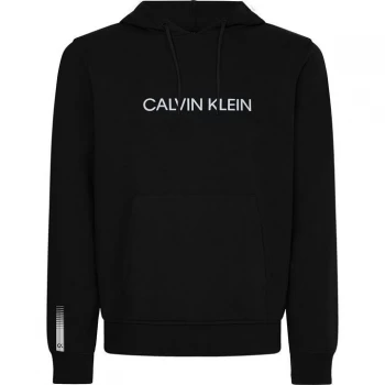 Calvin Klein Performance Essential OTH Logo Hoodie - CK Black/Acid L