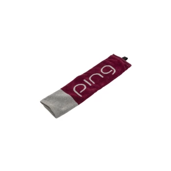 Ping Ladies Tri-Fold Towel 193 - Garnet/Grey