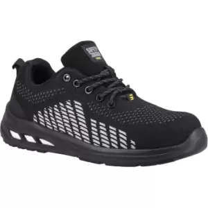 Safety Jogger Mens Fitz Safety Trainers (12 UK) (Black)