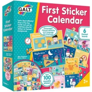 First Sticker Calendar Play & Learn Toy