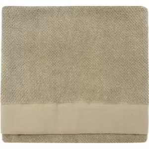 Textured Weave Bath Towel 70x130cm Natural - Natural - Furn.