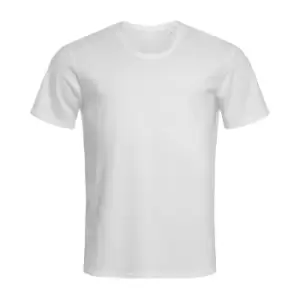 Stedman Mens Stars T-Shirt (S) (White)
