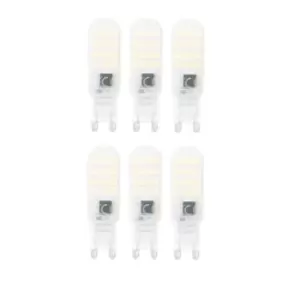 4W LED Mini Bulb G9, Warm White 3000K (pack of 6)