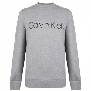 CALVIN KLEIN Logo Sweatshirt - Grey Heather