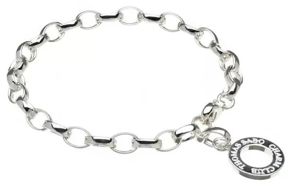 Thomas Sabo X0032-001-12-M Bracelet 17.5cm Charm Carrier 925 Jewellery