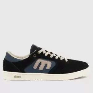 Etnies windrow trainers in Black & navy