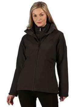 Regatta Shrigley 3-in-1 Waterproof Jacket - Dark Grey, Size 14, Women