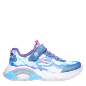 Skechers Rainbow Racer Girl's Trainers - Blue