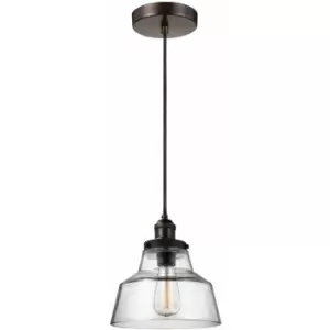 Ceiling Pendant Light Painted Aged Brass Finish Dark Weathered Zinc LED E27 60W