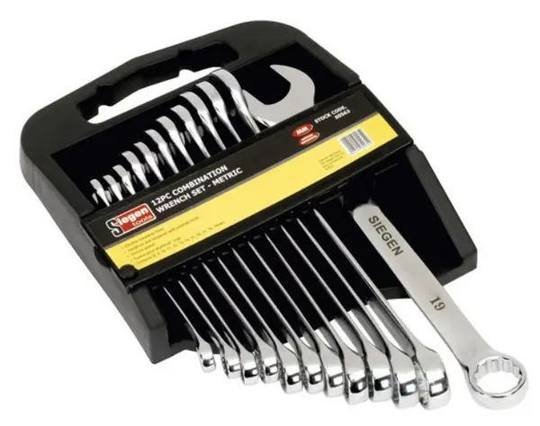 SEALEY S0563 Spanner Set, ring / open ended 12 Spanner Set, ring / open ended (2346)