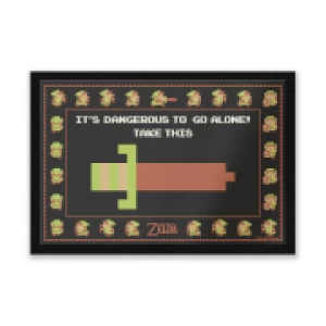 It's Dangerous To Go Alone Entrance Mat