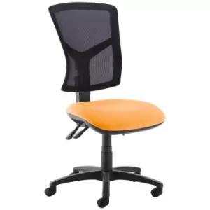 Dams MTO Senza High Mesh Back Operator Chair with No Arms - Costa Blue