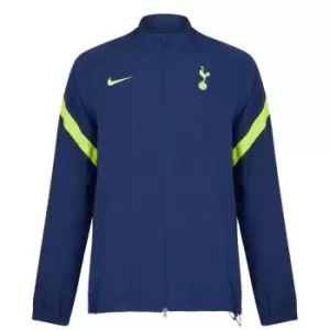 Nike Tottenham Hotspur FC Dri-Fit Stripe Tracksuit Top Mens - Blue