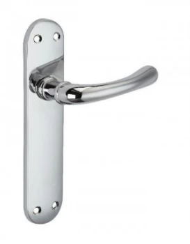 Wickes Gianni Latch Door Handle - Polished Chrome 1 Pair