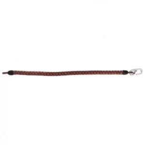 Tommy Hilfiger Braided Brown Leather Hook Bracelet 2790024